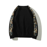 Cashew Flower Graphic Patch Sweater