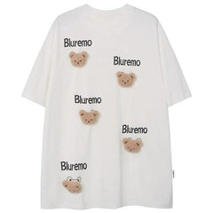 Cute Panda Face Oversized T-Shirt