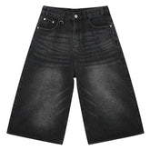 Vintage Loose Wide Leg Denim Short