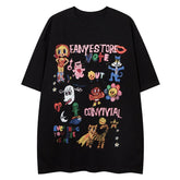 Y2K Cartoon Graphic Printed T-Shirt