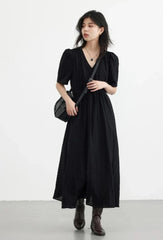 Vintage French Style Women's Dress