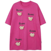 Cute Panda Face Oversized T-Shirt