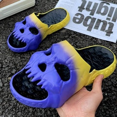 Spooky Skull Slippers