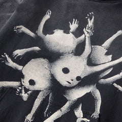 Monster Washed Pullover Vintage Hoodie