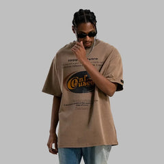 Vintage Washed Dropped Shoulders T-Shirt