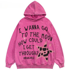 I wanna go to the Moon Hoodie