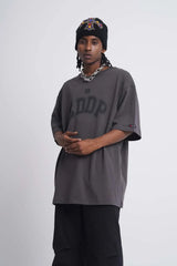 Gothic Pigeon Graphic Oversized T-Shirt