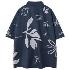 Flower Print Oversized T-Shirt