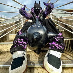 Y2K Printed Cargo Jeans