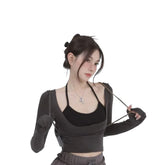 Y2K Aesthetic Two Pieces Set T-shirt