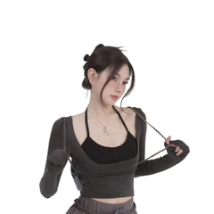 Y2K Aesthetic Two Pieces Set T-shirt