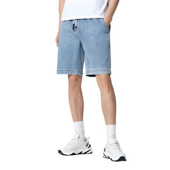 Retro Washed Straight Leg Short
