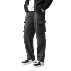 Casual Simple Solid Color Straight Pant