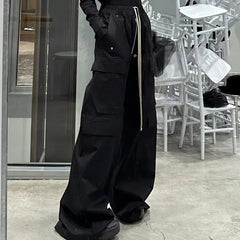 Unisex Wide-Leg Oversized Cargo Pants