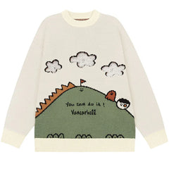 Golf Field Cozy Sweater