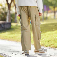 Casual Solid Color Simple Straight Pant