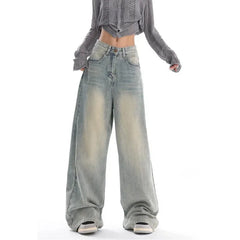 Ultra Wide-Leg Baggy Denim Jeans