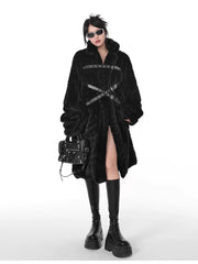 Fuzzy Faux Fur Women's Coat