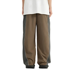 Retro Sportswear Wide-leg Pant
