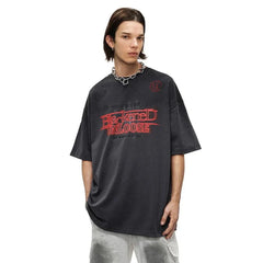 Dyed Printed Loose T-Shirt