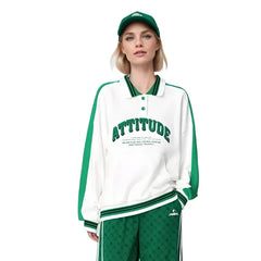 Letter Printed Oversized Women's T-Shirt