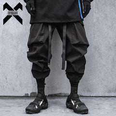 Extended Belt Strap Cargo Pants