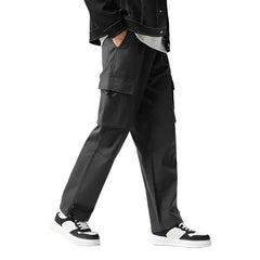 Casual Simple Solid Color Straight Pant