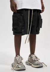 Vintage Washed Tie Dyed Cargo Short