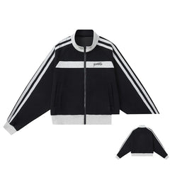 Demi-season Striped Harajuku Jacket