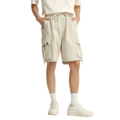Casual Mid-Length Oversized Cargo Short
