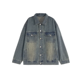 Retro Washed Denim American Jacket