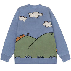 Golf Field Cozy Sweater