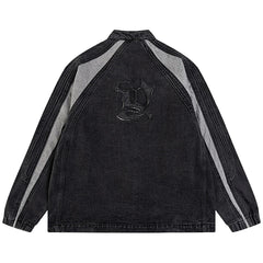 Shadow Stripes Denim Jacket