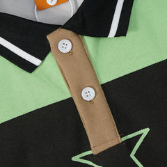 Y2k Stars Polo Colorful Sweater