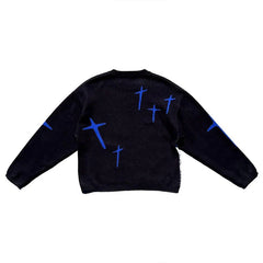 Y2k Gothic Evanglion Puddle Sweater