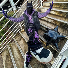 Y2K Printed Cargo Jeans