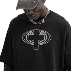 Y2k Cross Goth SC Sweater