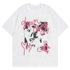 Women's Face Printed T-Shirt