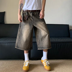 Vintage Washed Wrinkle Jorts