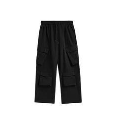 Casual 3D Wide-leg Cargo Pants