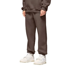Coffee Color Thick Fleece Jogging Suit