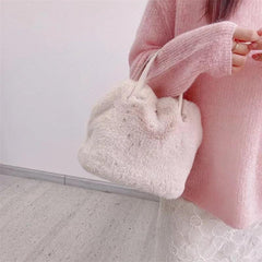 Soft Faux Rabbit Women's Bag