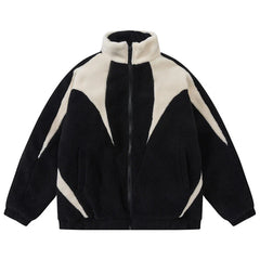 Fuzzy Zipper Jacket