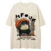 Casual Classy Cat Oversized T-Shirt