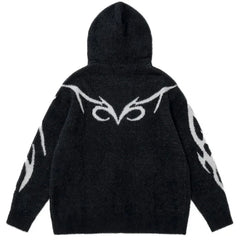 Raven Eyes Zipper Hoodie