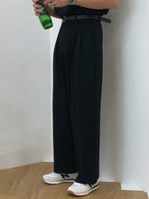 Straight Wide-Leg Pants