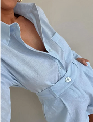 Lola Button Down Two Piece Set