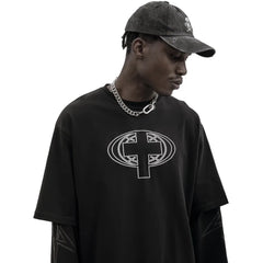 Y2k Cross Goth SC Sweater