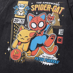 Spooder Cat Oversized T-Shirt