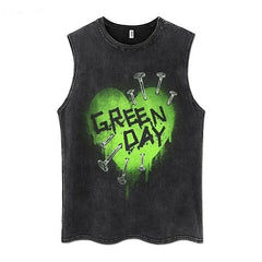 American Retro Love Graffiti Vests